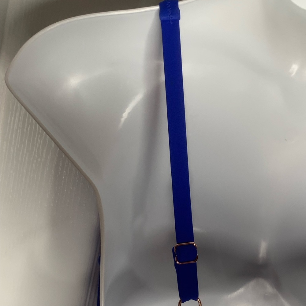 Shade & Shore Women's Vacay Light Lift Scoop Back Royal Blue Color New-Size 32DD - Picture 12 of 16